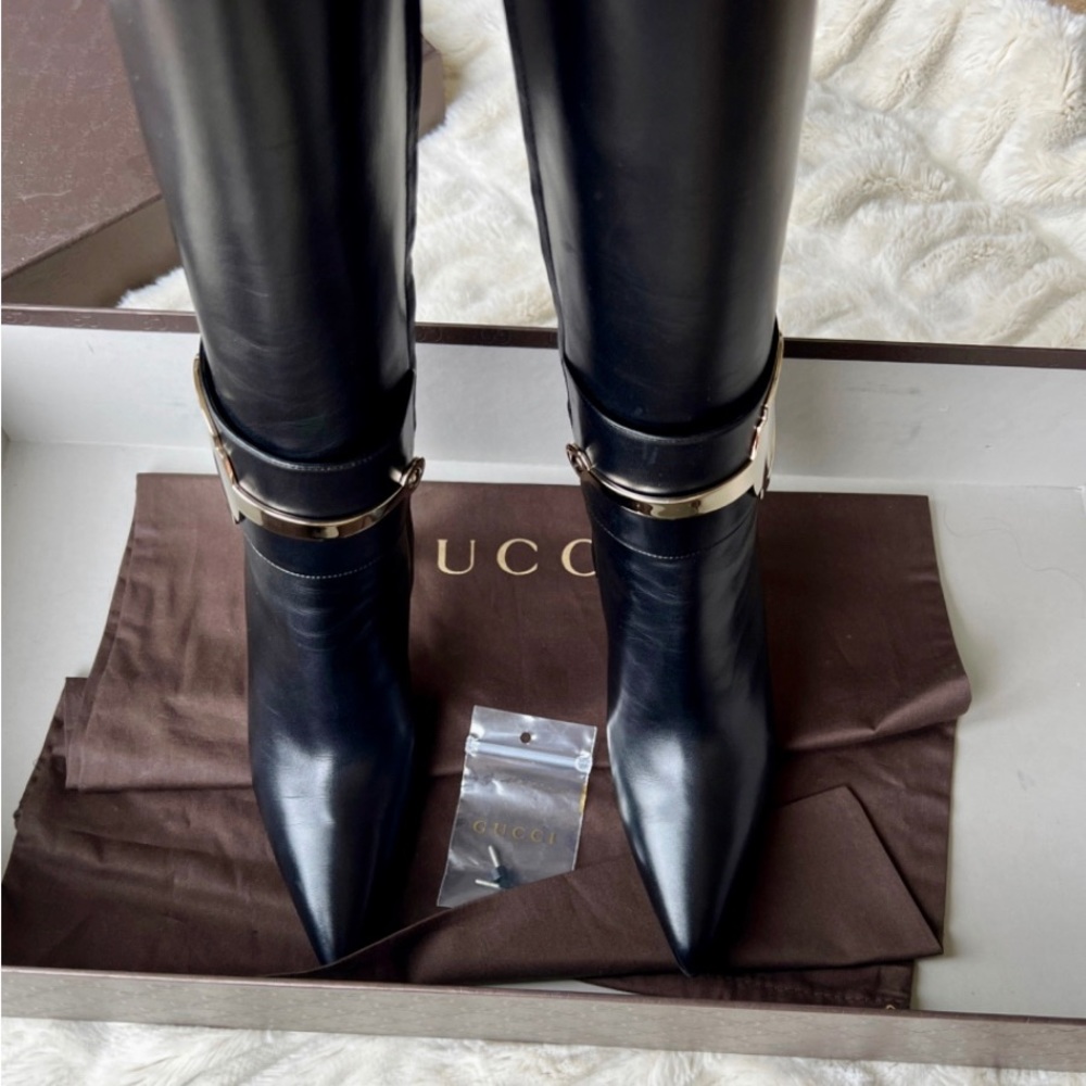 Gucci Black Boot 37.5 - Picture 4 of 6